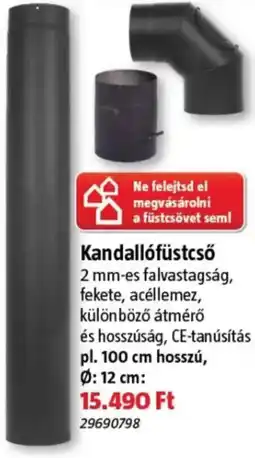 Bauhaus Kandallófüstcső ajánlat