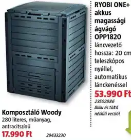 Bauhaus Ryobi one+ akkus magassági ágvágó opp1820 ajánlat