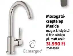 Bauhaus Camargue mosogató-csaptelep merida ajánlat