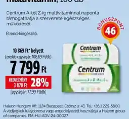 Pingvin Patika Centrum multivitamin ajánlat