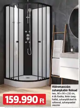 Bauhaus Hidromasszázs zuhanykabin Reload ajánlat