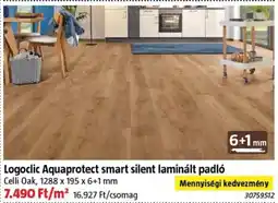 Bauhaus Logoclic Aquaprotect smart silent laminált padló ajánlat