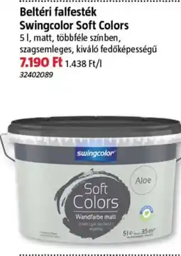 Bauhaus Beltéri falfesték Swingcolor soft colors ajánlat