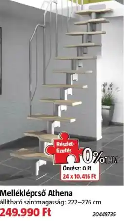 Bauhaus Melléklépcső Athena ajánlat