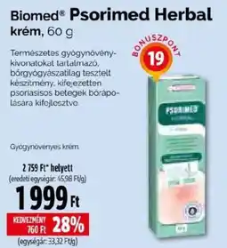 Pingvin Patika Biomed Psorimed Herbal krém ajánlat