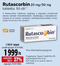 Pingvin Patika Rutascorbin ajánlat