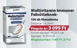 Pingvin Patika JuliaVita multivitamin immuner ajánlat