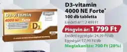 Pingvin Patika Da-vitamin D3 ajánlat