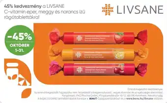 Livsane c-vitamin rágótabletta