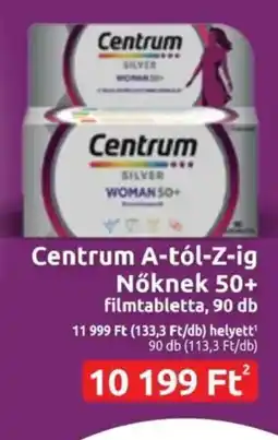 Benu Gyógyszertárak Centrum A-tól-Z-ig Nőknek 50+ ajánlat