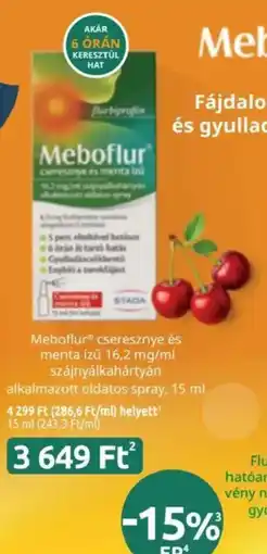 Benu Gyógyszertárak Meboflur ajánlat