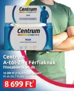 Benu Gyógyszertárak Centrum A-tól-Z-ig Férfiaknak ajánlat