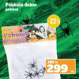 Family Diszkont Pókháló dekor pókbal ajánlat