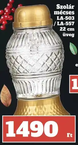 Family Diszkont Szolár mécses ajánlat