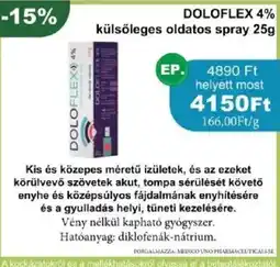 PatikaPlus doloflex 4% külsoleges oldatos spray ajánlat