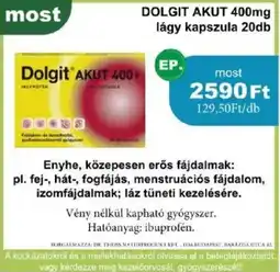 PatikaPlus Dolgit akut 400 ajánlat