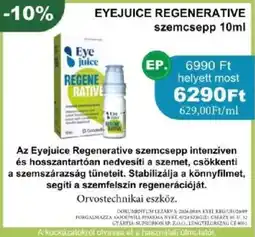 PatikaPlus Eyejuice regenerative szemcsepp ajánlat