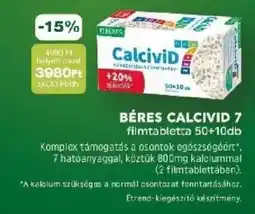 PatikaPlus Béres calcivid 7 ajánlat