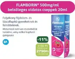 PatikaPlus Flamborin ® 500mg/ml belsőleges oldatos cseppek ajánlat