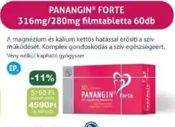 PatikaPlus Panangin Forte 316mg/280mg filmtabletta ajánlat