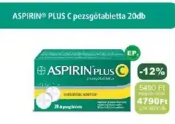 PatikaPlus Aspirin® Plus c pezsgőtabletta ajánlat