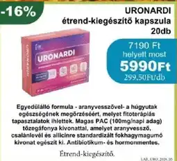 PatikaPlus Uronardi etrend-kiegészítő kapszula ajánlat