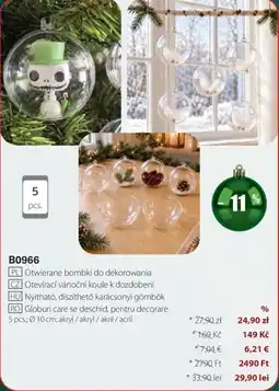 BetterStyle Otevírací vánoční koule k dozdobení ajánlat