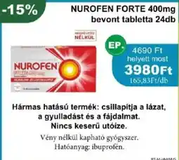 PatikaPlus Nurofen forte ajánlat