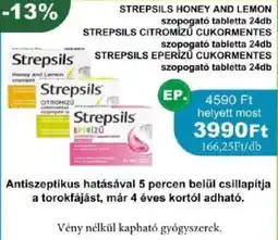 PatikaPlus Strepsils szopogató tabletta ajánlat