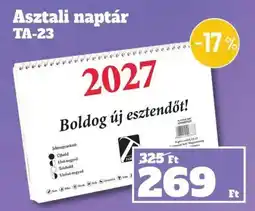 Family Diszkont Asztali naptár TA-23 ajánlat