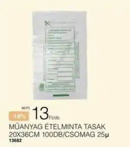 Chef Market Műanyag ételminta tasak ajánlat