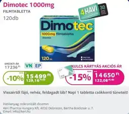 Kulcs Patika Dimotec ajánlat