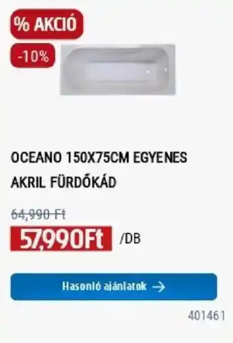 Oceano akril fürdőkád