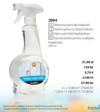 BetterStyle aktív hab hűtő tisztításához