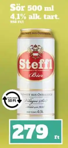 Family Diszkont Steffl bier ajánlat