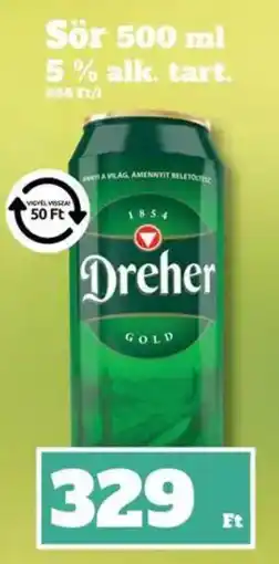 Family Diszkont Dreher gold ajánlat