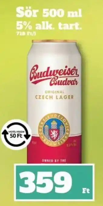 Family Diszkont Budweiser Budvar ajánlat