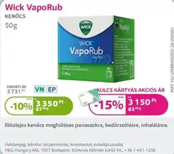Kulcs Patika wick vaporub kenocs ajánlat