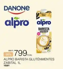 Chef Market alpro barista gluténmentes ajánlat