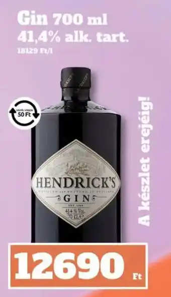 Hendrick's gin