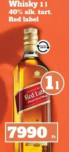 Family Diszkont Johnnie Walker Red Label ajánlat