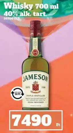 Family Diszkont Jameson irish whisky ajánlat
