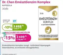 Kulcs Patika Dr. Chen Emésztőenzim Komplex ajánlat