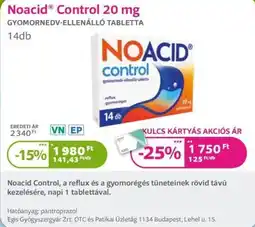 Kulcs Patika Noacid control ajánlat