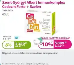 Kulcs Patika Szent-Györgyi Albert Immunkomplex ajánlat