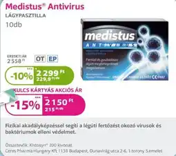 Kulcs Patika Medistus antivirus ajánlat