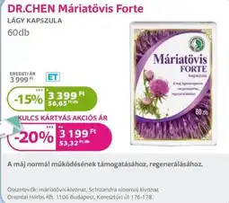 Kulcs Patika Dr.chen mariatovis forte ajánlat