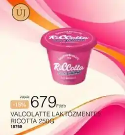 Chef Market Valcolatte laktózmentes ricotta ajánlat