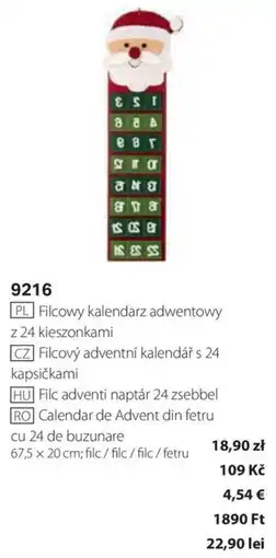 BetterStyle Filc adventi naptár ajánlat