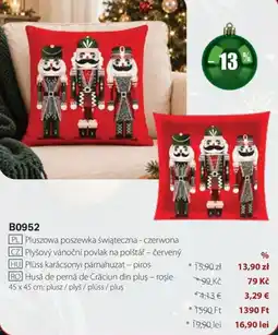 BetterStyle Plusz karácsonyi párnahuzat - piros ajánlat